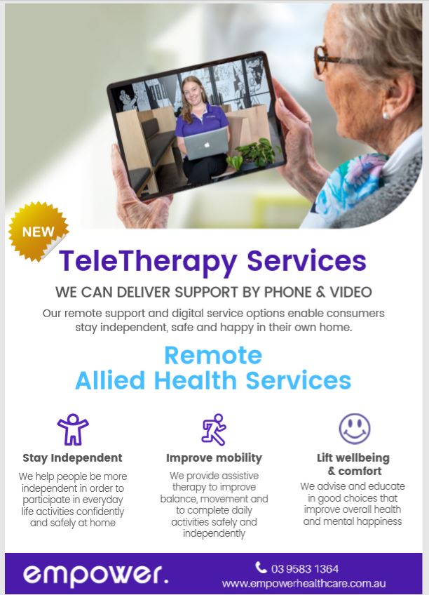 TeleTherapy Services Now Available | Empower Healthcare