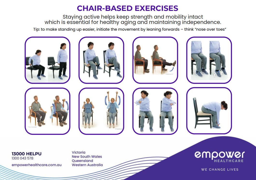 Chair exercise screen grab